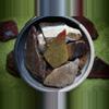 plant/Succor Creek agate, polished pendant slice-0-thumbnail