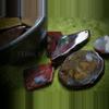 plant/Succor Creek agate, polished pendant slice-1-thumbnail