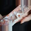 plant/PREMIUM AAA+ Pink Sakura Agate tower, 12"-/+ in height-3-thumbnail
