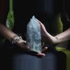 plant/CLEARANCE/SCRATCH & DENT: Large, 4.5 pound, 8" tall, Caribbean blue/green Fluorite tower-0-thumbnail