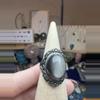 plant/adjustable ring bundle emerald, silver sheen & london blue topaz-2-thumbnail
