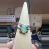 plant/s925 adjustable ring bundle green tourm opal and citrine-2-thumbnail