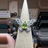 plant/adjustable ring bundle tanzi, moonstone & peridot-3-thumbnail
