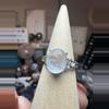 plant/adjustable ring bundle tanzi, moonstone & peridot-2-thumbnail