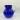 Cobalt Blue Hand Blown Mexican Glass Margarita Pitcher Large Heavy 9.25" thumbnail