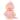 Monchhichi Fluffy Pink Beige Plush thumbnail