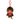 Monchhichi Red Bib Boy Keychain thumbnail