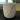 #165 5" Cream Ceramic Pot thumbnail