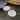 Anchor Hocking Milk glass bowls with Gold Rim (set of 2) thumbnail
