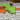 Squishy, jiggly - gecko - green/orange stress relieve toy thumbnail