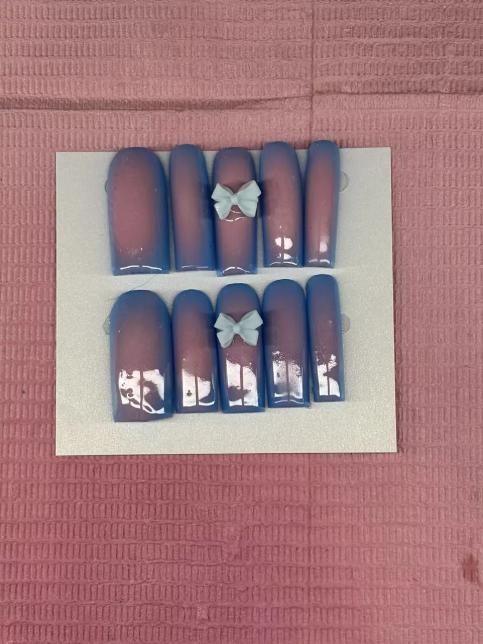 plant/Cotton candy aura nails-0