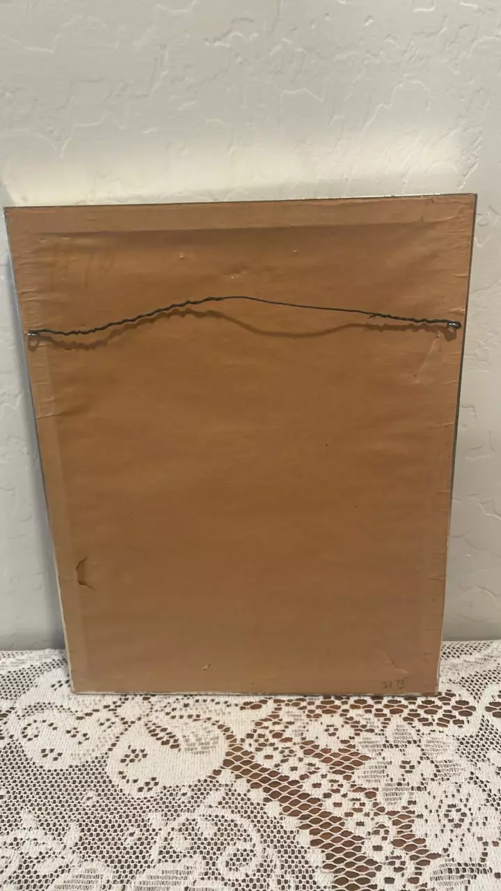 plant/Antique Framed Engraving titled "FRANCE PITTORESQUE"-2