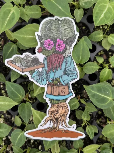 free_shipping/NPGP Cactus Maniac Official 6x4” weatherproof sticker Free Shipping-0-thumbnail