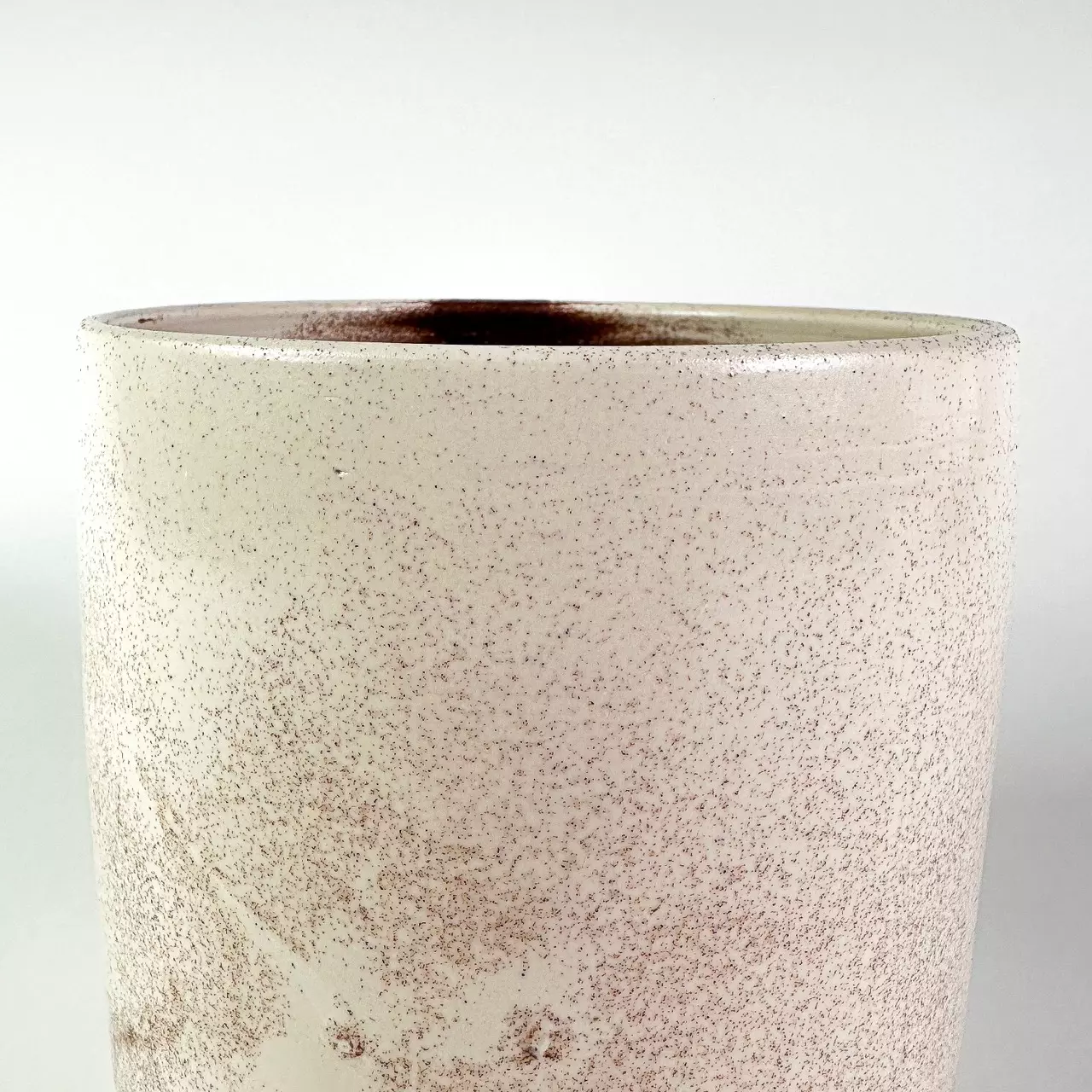 plant/Speckled Cream White Cover Pots-1