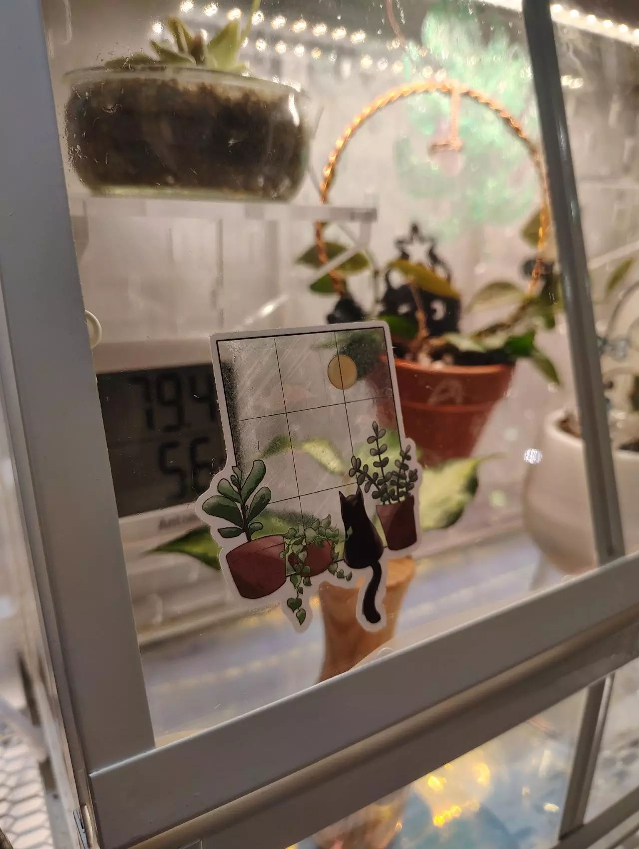 plant/Transparent Fully Waterproof and UV resistant 3" sticker-0