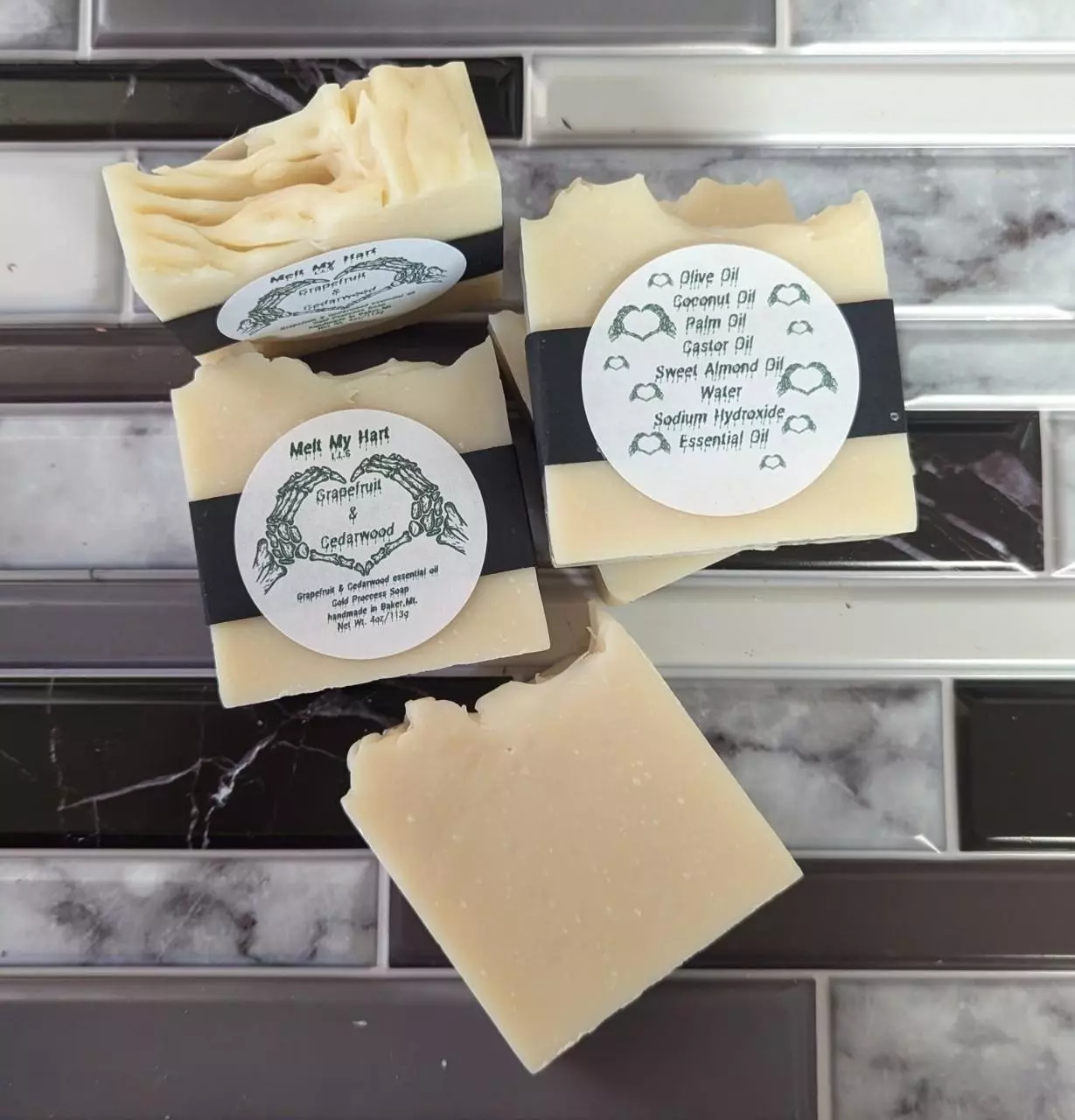 plant/Essential Oil Cold Processed Soap-0