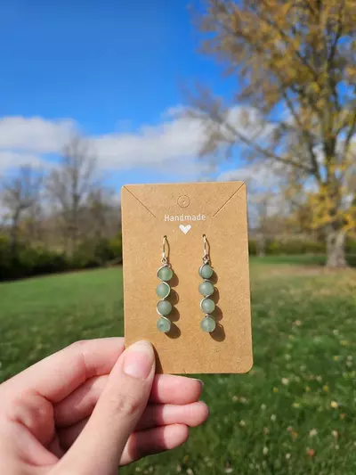 plant/Twist and Turn Dangle Earrings-0-thumbnail