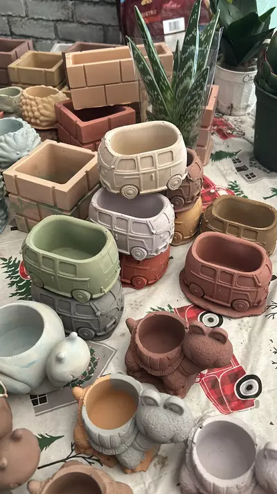 plant/Cute little pots all shapes designs and sizes-5-thumbnail