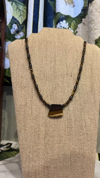 plant/Tigers Eye & Hematite-0-thumbnail