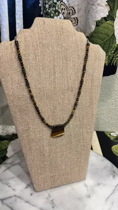 plant/Tigers Eye & Hematite-2-thumbnail