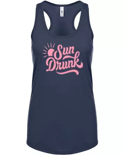 plant/Ladies Racerback Tank Top - Indigo-4-thumbnail