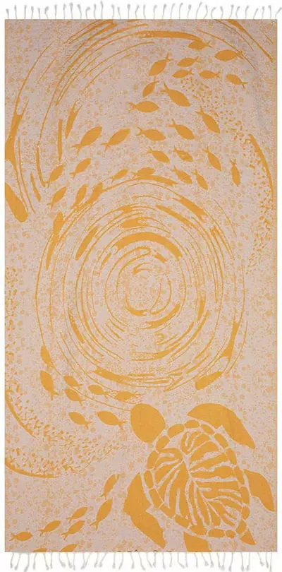 plant/Tourbillon Turkish Towel - Jaune-3-thumbnail