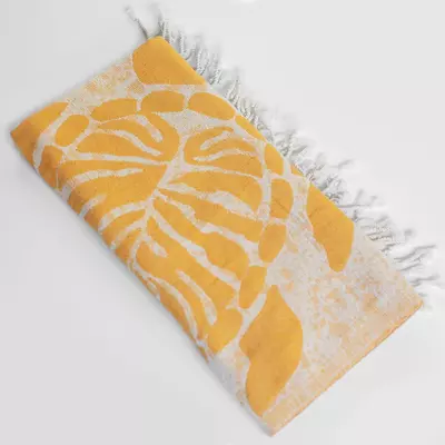 plant/Tourbillon Turkish Towel - Jaune-5-thumbnail