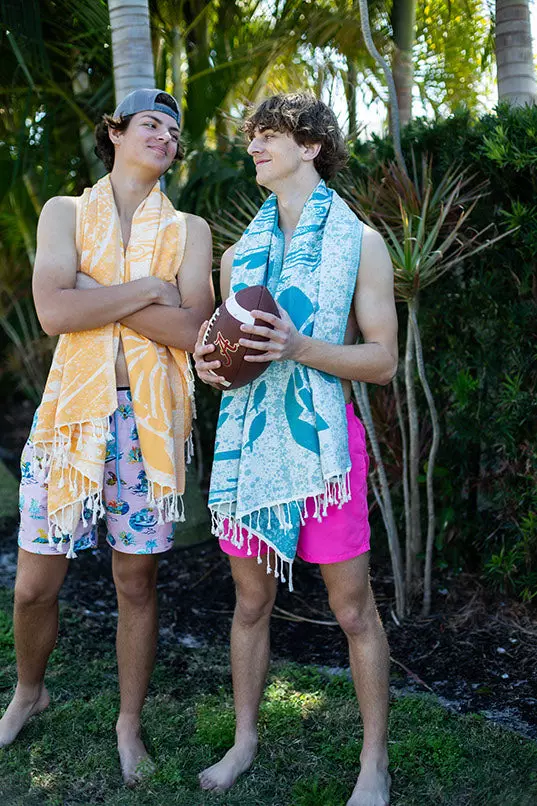 plant/Tourbillon Turkish Towel - Turquoise-6