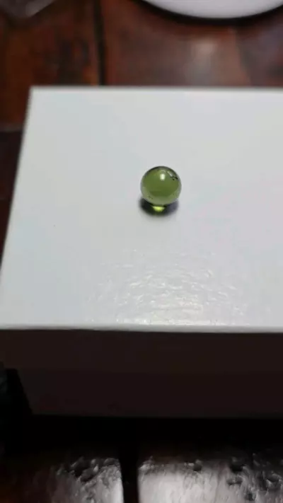 plant/Moldavite sphere 8 mm-2-thumbnail