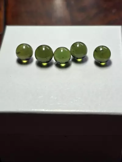 plant/Moldavite sphere 9 mm-1-thumbnail