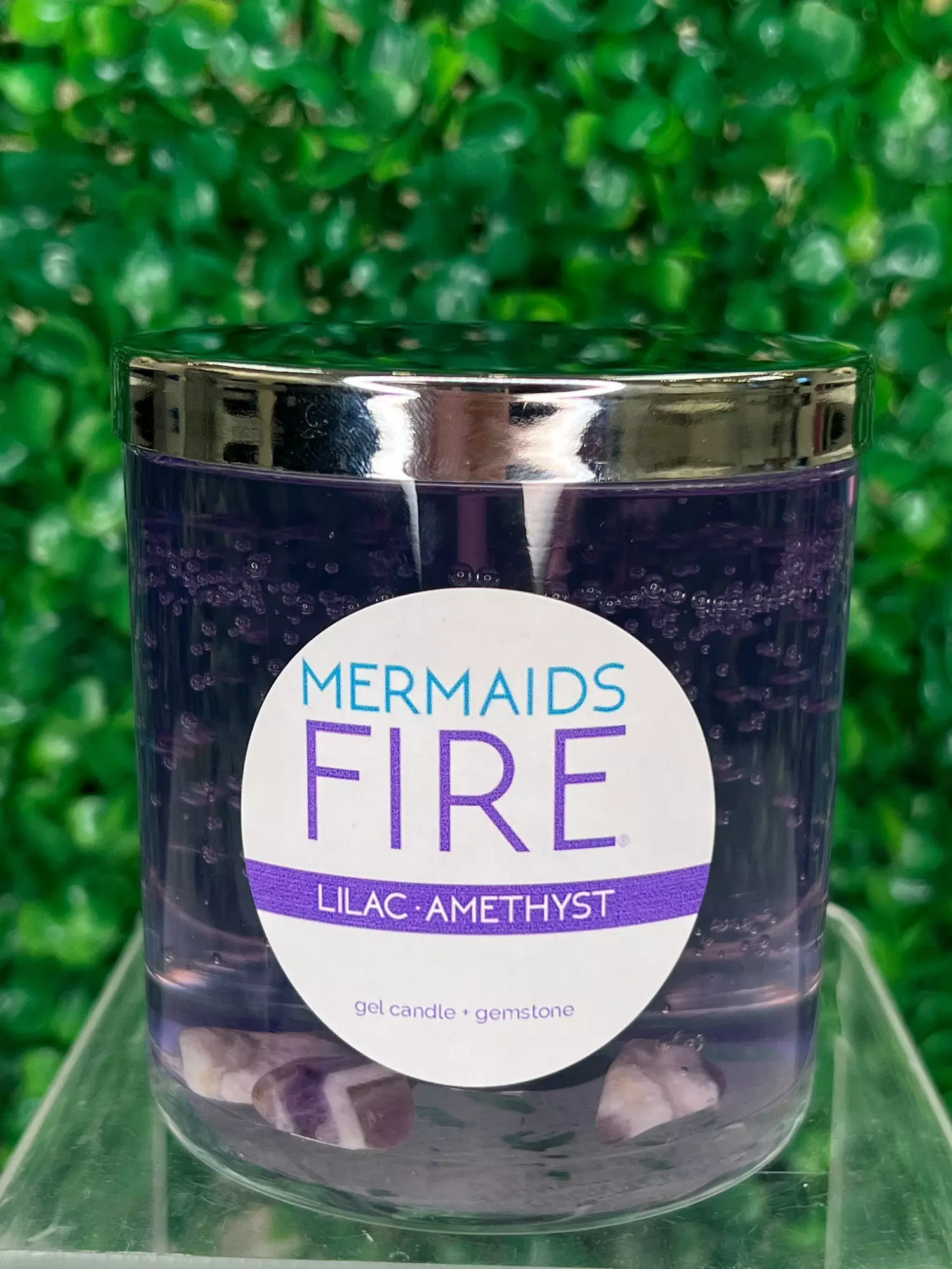 plant/Lilac gel candle-0