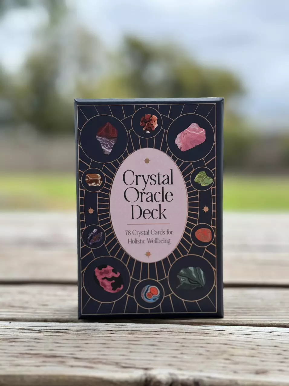plant/SIGNED COPY of Crystal Oracle Deck by ME Kathy Banegas -0
