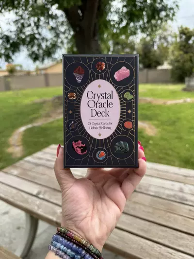 plant/SIGNED COPY of Crystal Oracle Deck by ME Kathy Banegas -1-thumbnail