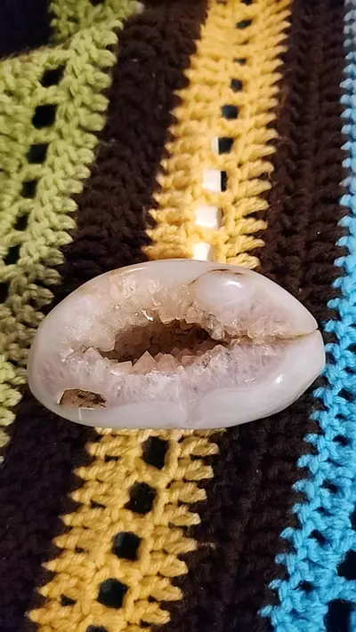 plant/Pink Amethyst free form with druzy goodness was $95-4-thumbnail