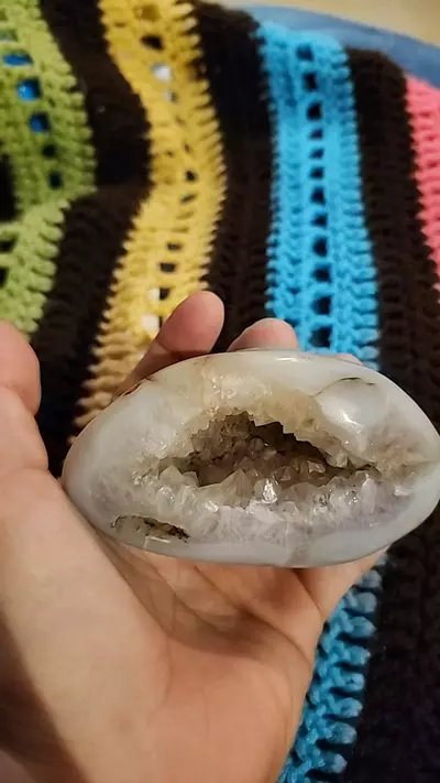 plant/Pink Amethyst free form with druzy goodness was $95-0-thumbnail