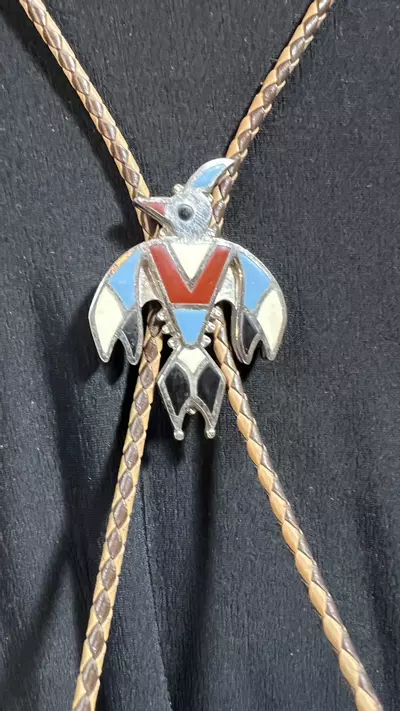 plant/Vintage Native American Indian Thunderbird Bolo-1-thumbnail