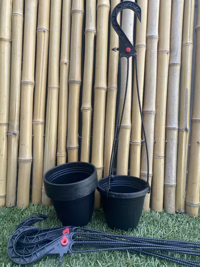 plant/Set of 5, 4.5” hanging pots-0-thumbnail