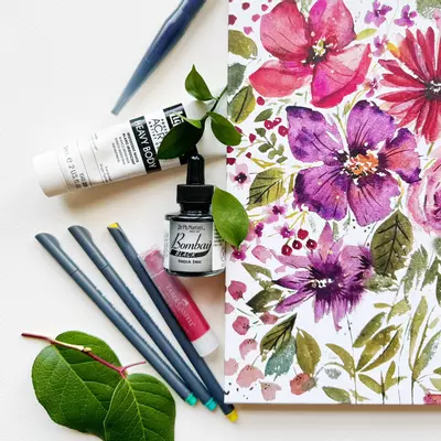 plant/Desai Art Watercolor Sketchbook-4-thumbnail
