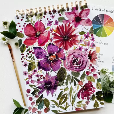 plant/Desai Art Watercolor Sketchbook-2-thumbnail