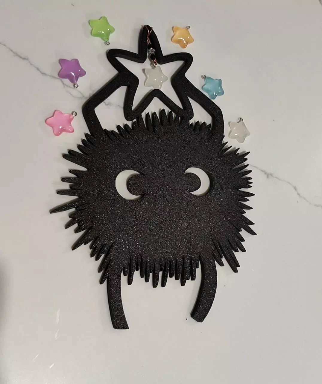 plant/Soot Sprite 3D printed trellis without star jem-2