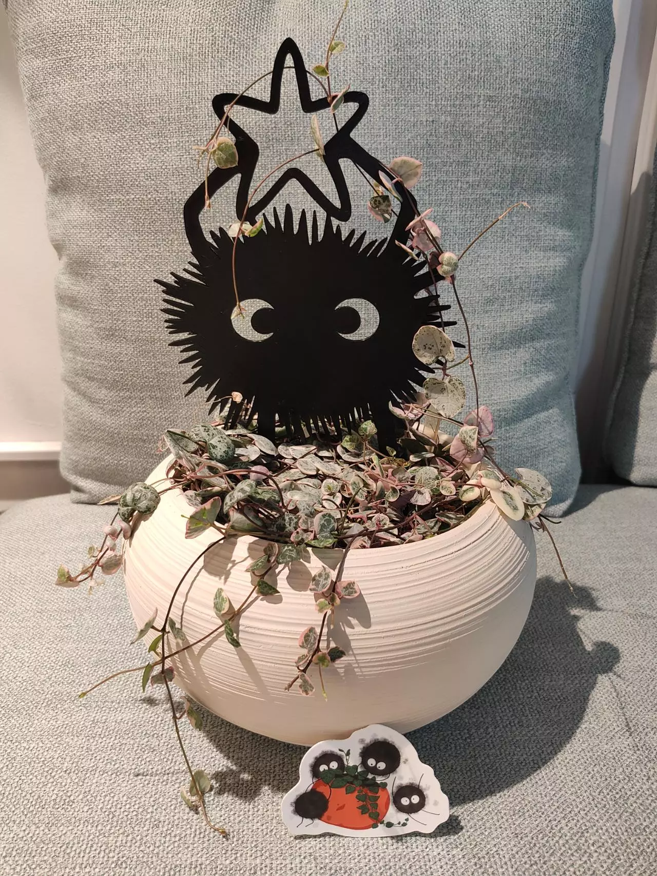 plant/Soot Sprite 3D printed trellis without star jem-0