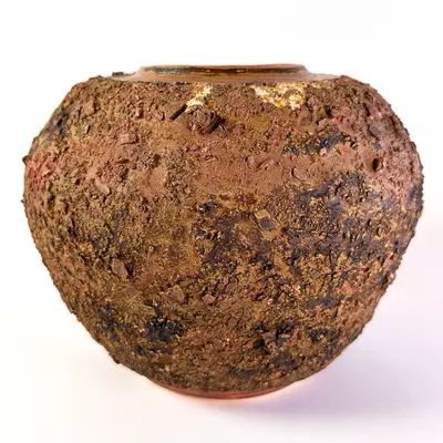 plant/Rough Iron Textured Vase-3-thumbnail