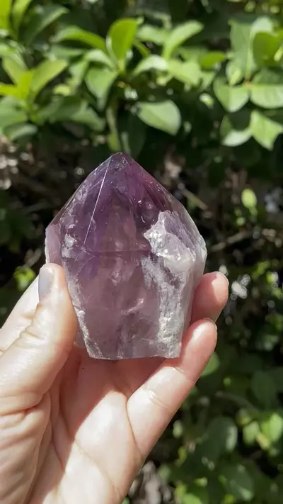 plant/Phantom Amethyst Point Base Cut -Grade A-8-thumbnail