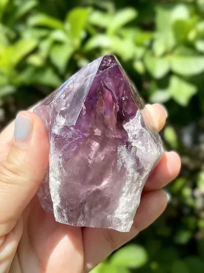 plant/Phantom Amethyst Point Base Cut -Grade A-1-thumbnail