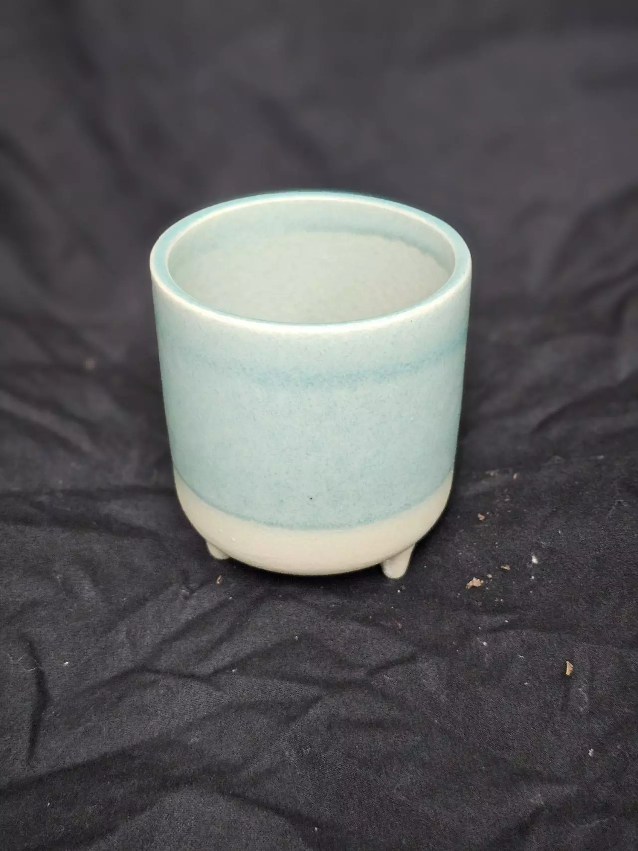 plant/3" planter with feet; no drainage holes; cute pot-0