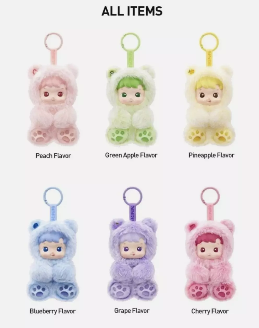 plant/HACIPUPU GUMMY BEAR SERIES-VINYL PLUSH PENDANT BLIND BOX-1