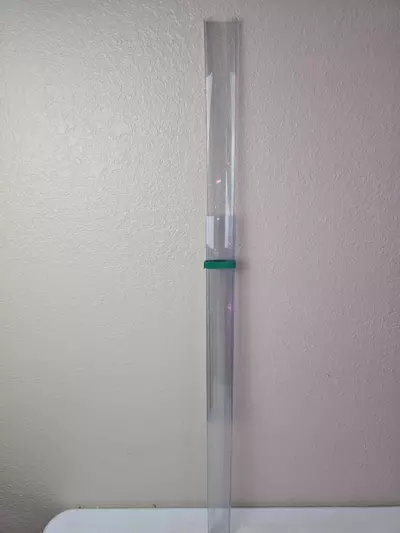 plant/Clear Firm Plastic Moss Pole | 27.5" Tall | Shipped with UPS Ground-3-thumbnail