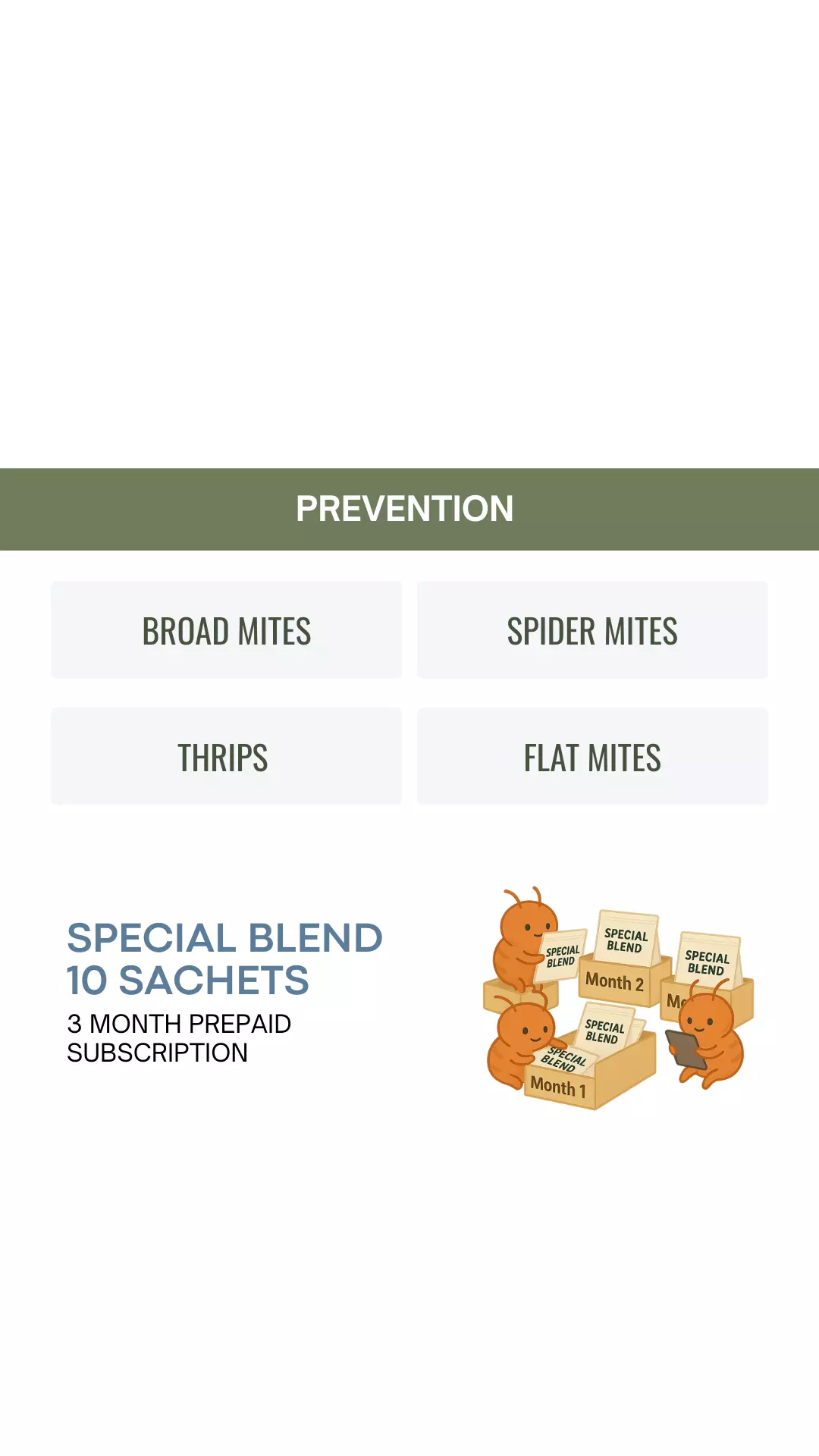 plant/Prepaid Subscription - Special Blend Sachets-0