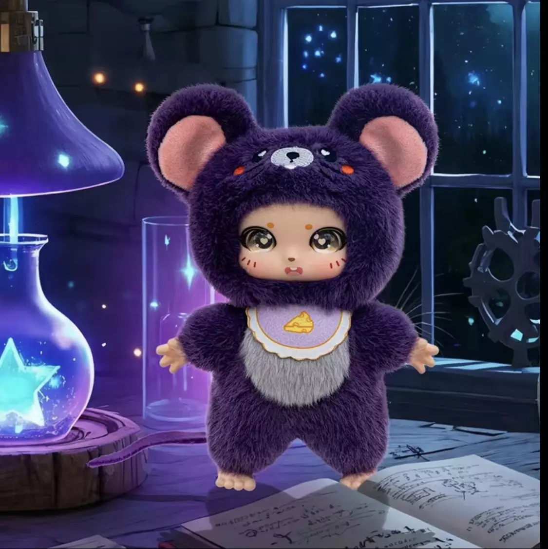 plant/ Pendant Vinyl Face Plush Doll 5.9in-0
