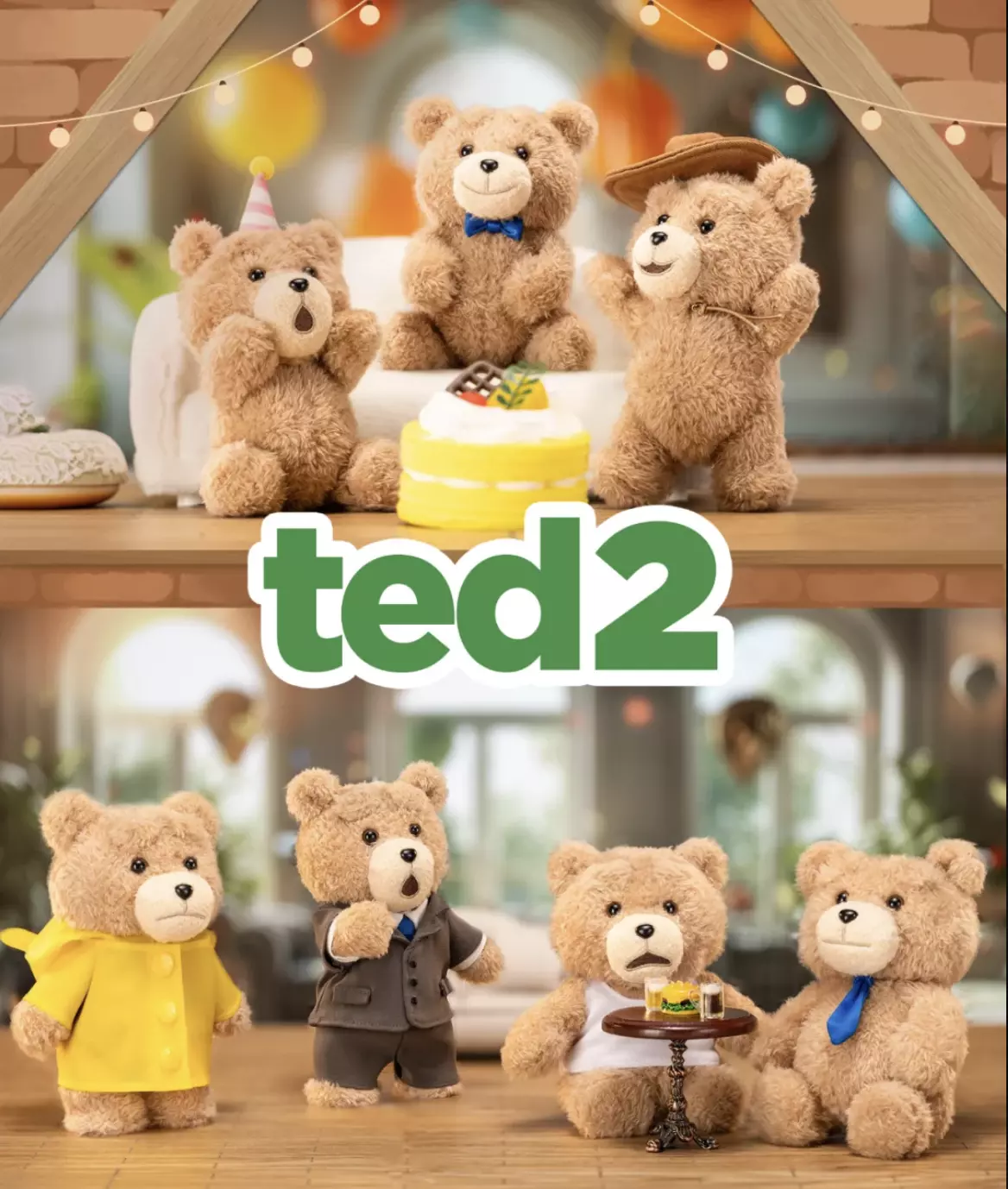 plant/Ted 2 Teddy Bear  Action Plush Pendant-0